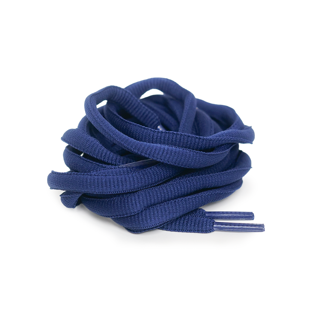 SB Dunk - Navy Blue - Blå ovale snørebånd