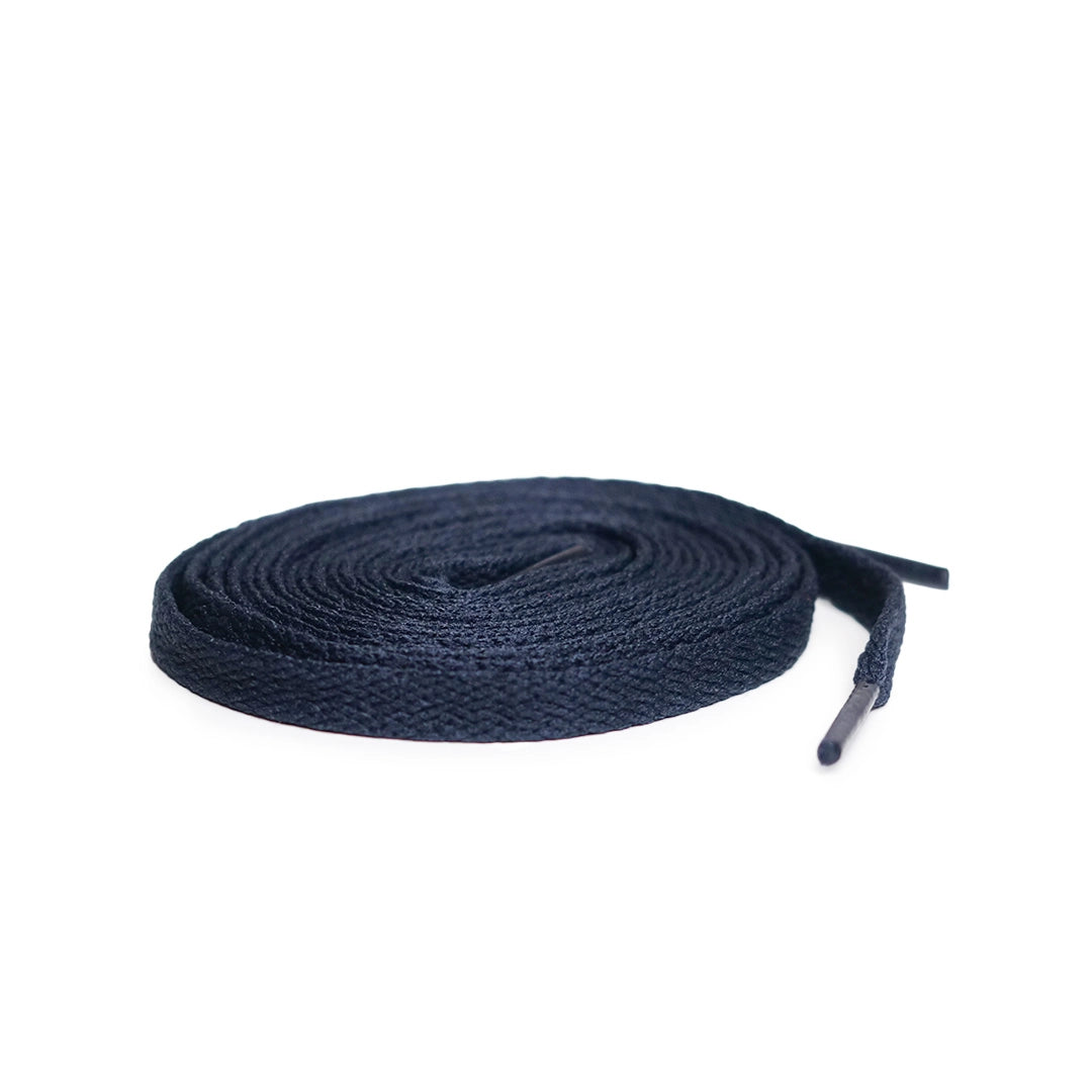 Navy Blue - Navy flat laces