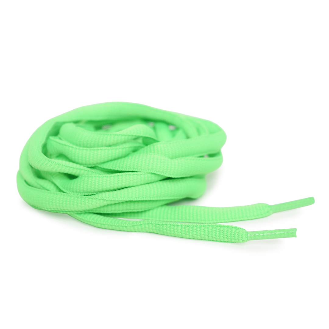 SB Dunk - Neon Green - Grønne ovale snørebånd