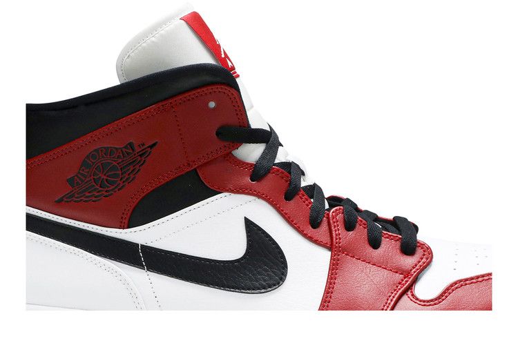 Nike Air Jordan 1 Mid Chicago White - 554275-173