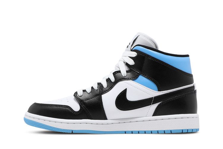 Nike Air Jordan 1 Mid University Blue Black - BQ6472-102