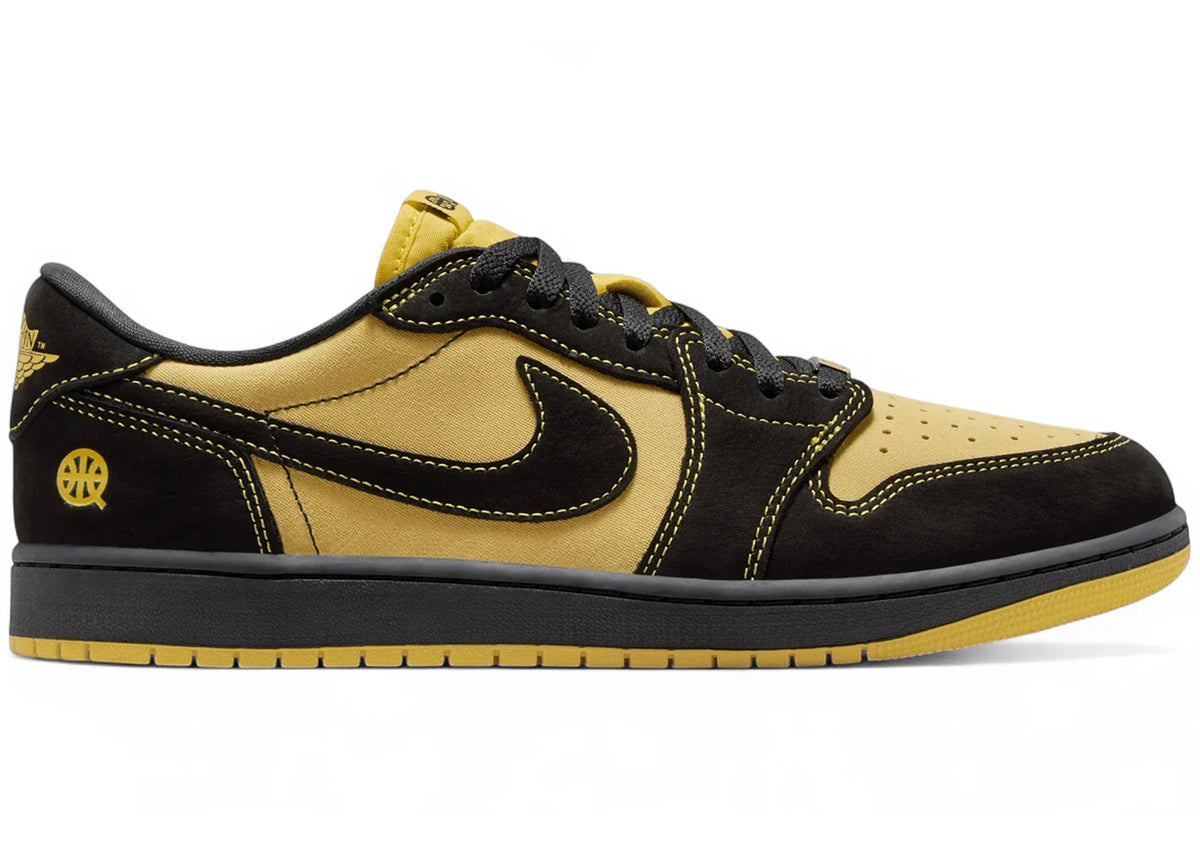 Nike Air Jordan 1 Retro Low OG Quay 54 Black Tour Yellow Red - IB8836-007