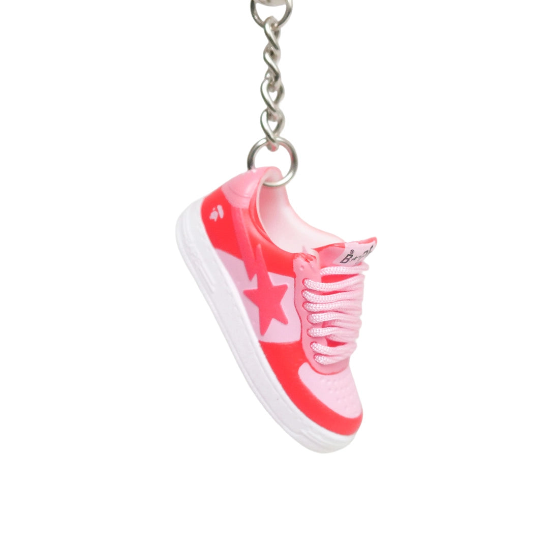 Sneaker keychain - A Bathing Ape Bape Sta Low Color Camo Combo Pink