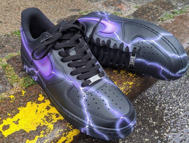 Lightning Purple Custom Sneakers