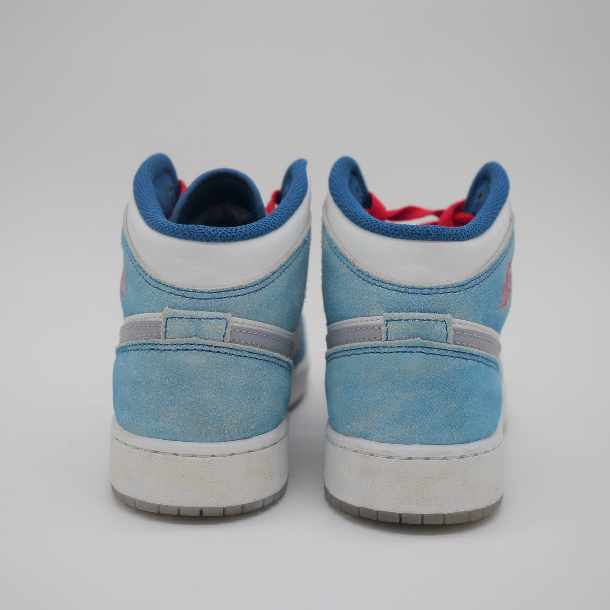 Nike Air Jordan 1 Mid French Blue Fire Red - 37 1/2