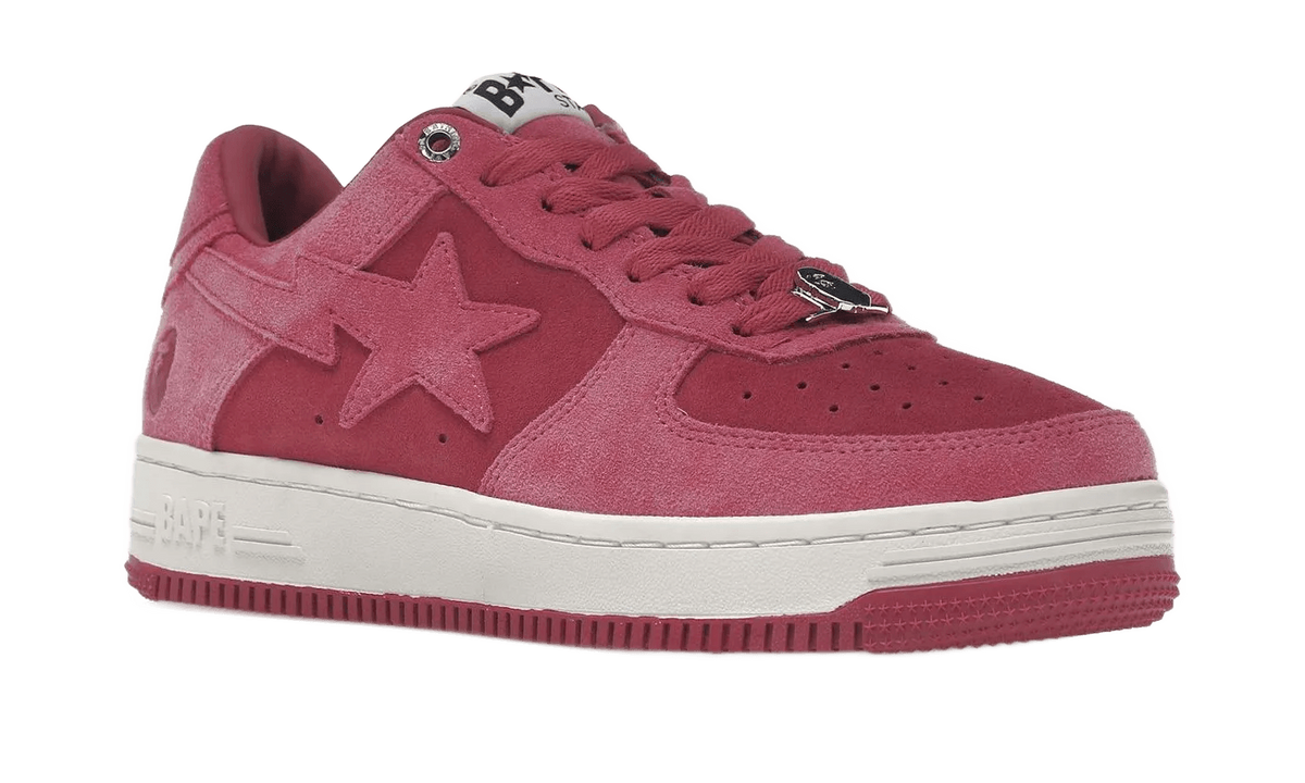 A Bathing Ape Bape Sta Pink Suede - 1H70-191-004