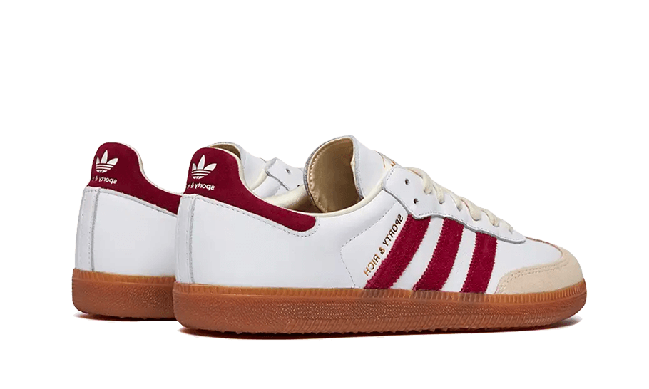 Adidas Samba OG Sporty and Rich White Core Burgundy