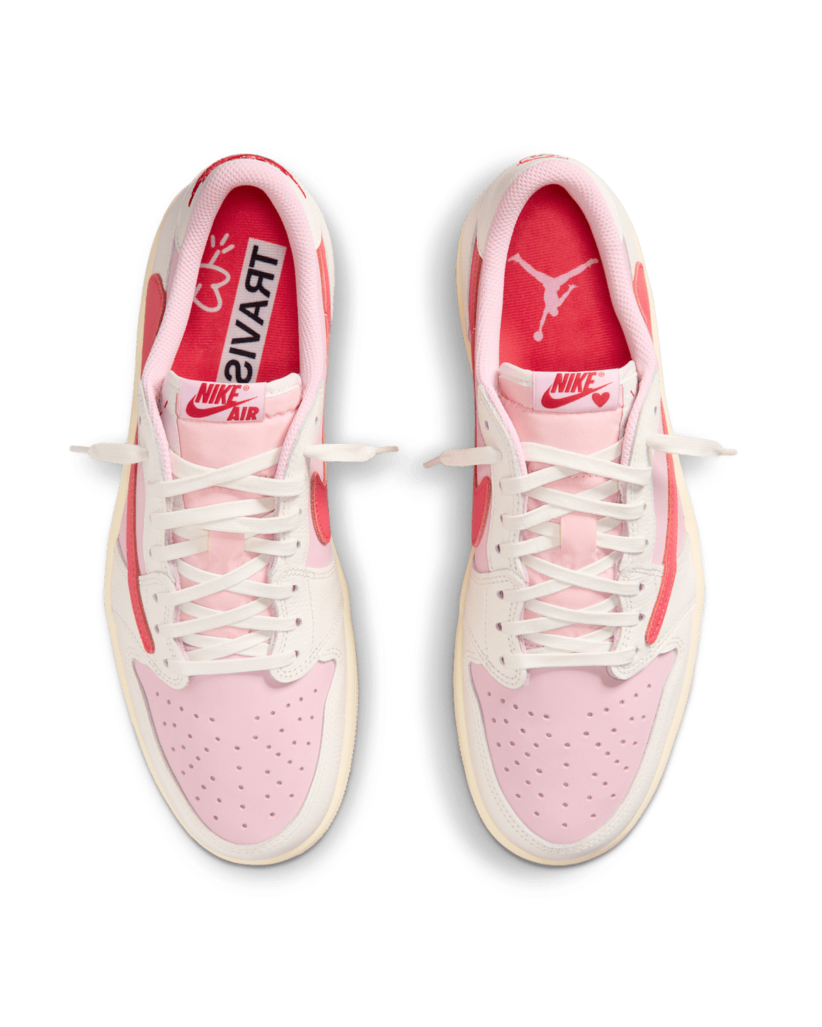 Air Jordan 1 Retro Low OG SP Travis Scott Sail Tropical Pink