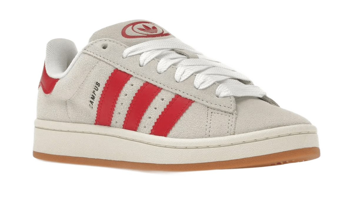 Adidas Campus 00s Crystal White Better Scarlet - GY0037