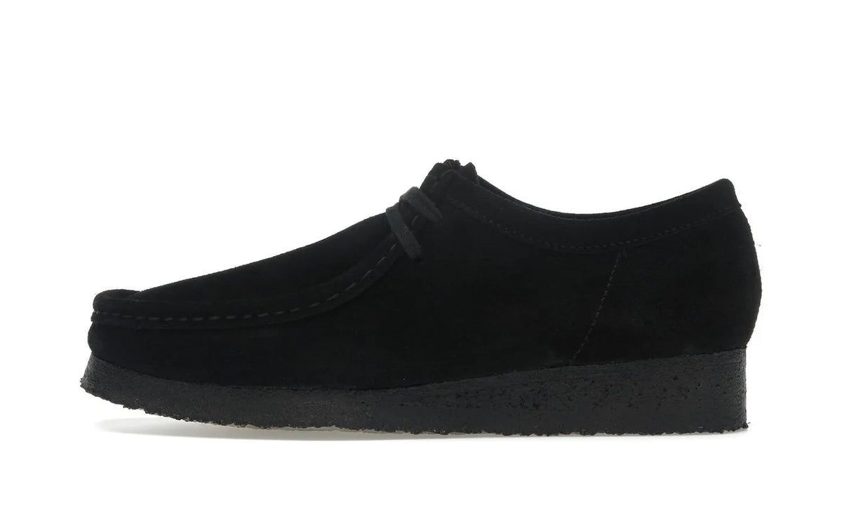 Clarks Originals Wallabee Boot Black Suede - 26155519