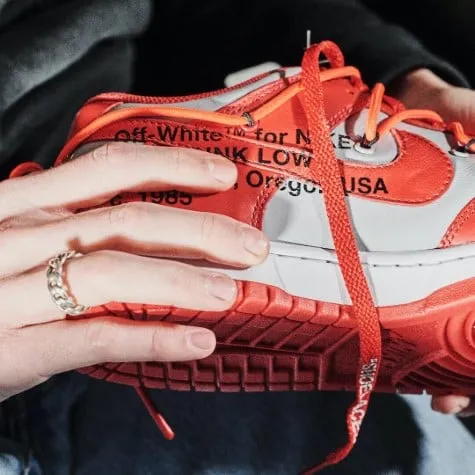 Dunk Low Off-White University Red - CT0856-600