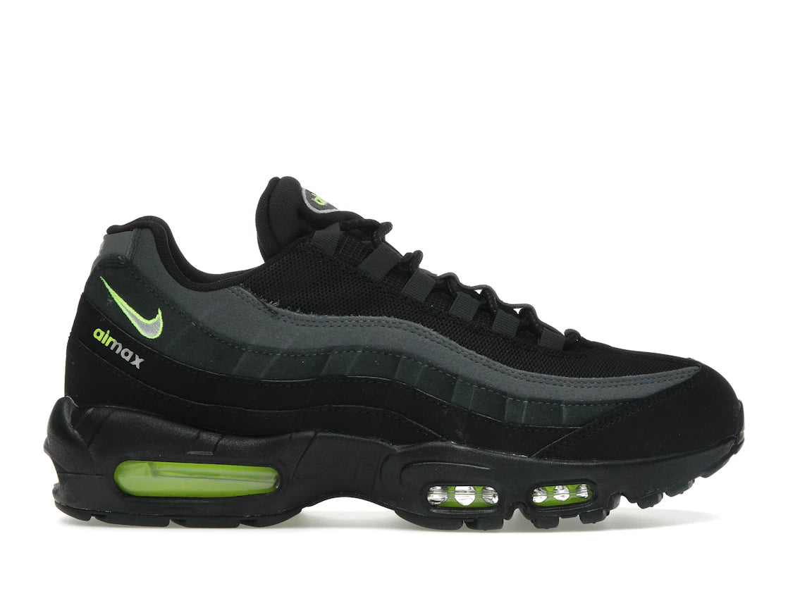 Nike Air Max 95 Retro Logo Black Grey Volt - CV1635-002