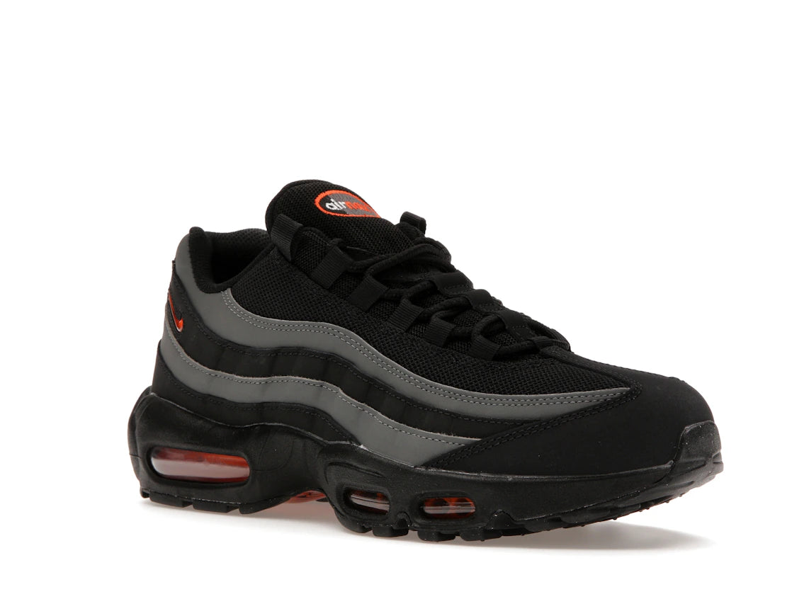 Nike Air Max 95 Black Grey Safety Orange - DX2657-001