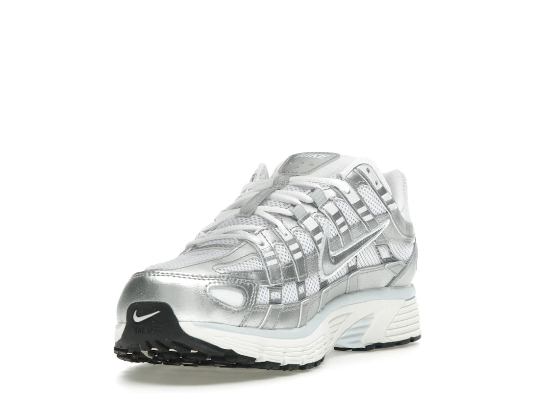 Nike P-6000 White Blue Tint Sail Metallic Silver - BV1021-106