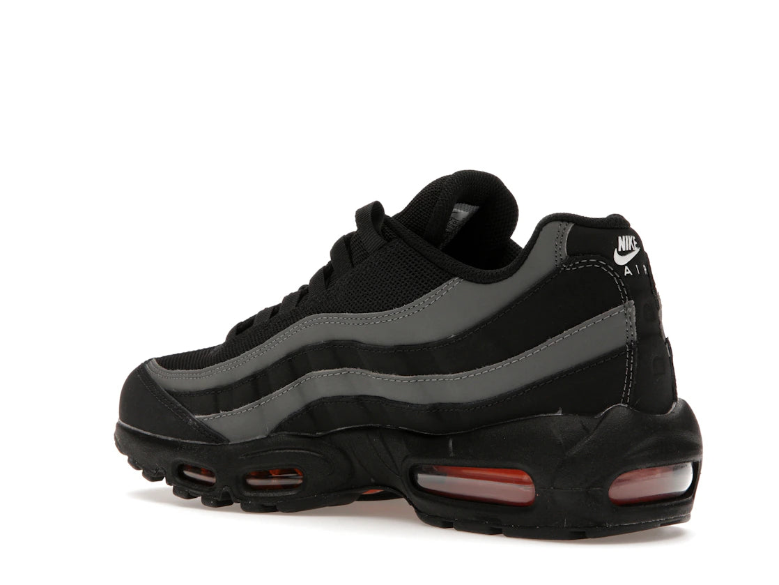 Nike Air Max 95 Black Grey Safety Orange - DX2657-001