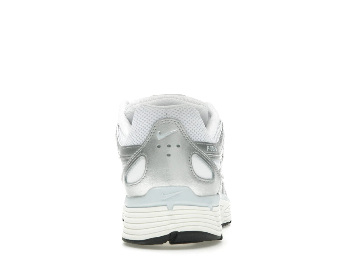 Nike P-6000 White Blue Tint Sail Metallic Silver - BV1021-106