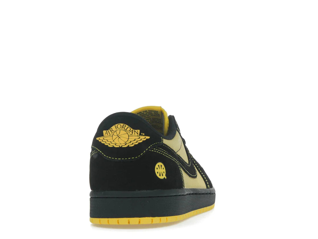 Nike Air Jordan 1 Retro Low OG Quay 54 Black Tour Yellow Red - IB8836-007