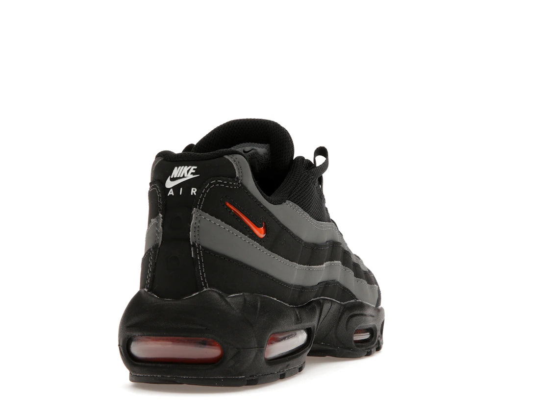 Nike Air Max 95 Black Grey Safety Orange - DX2657-001