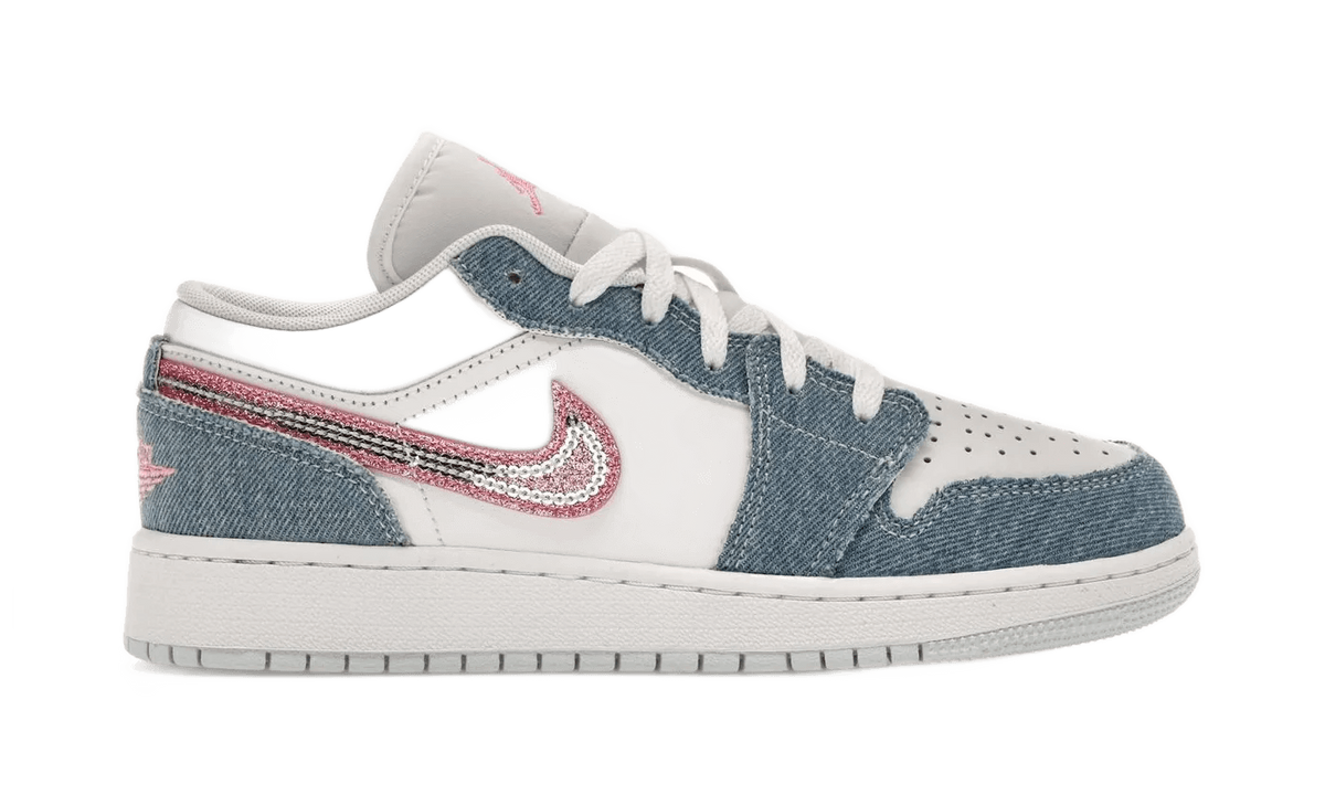 Nike Air Jordan 1 Low SEE Denim Sequin - HQ2001-400