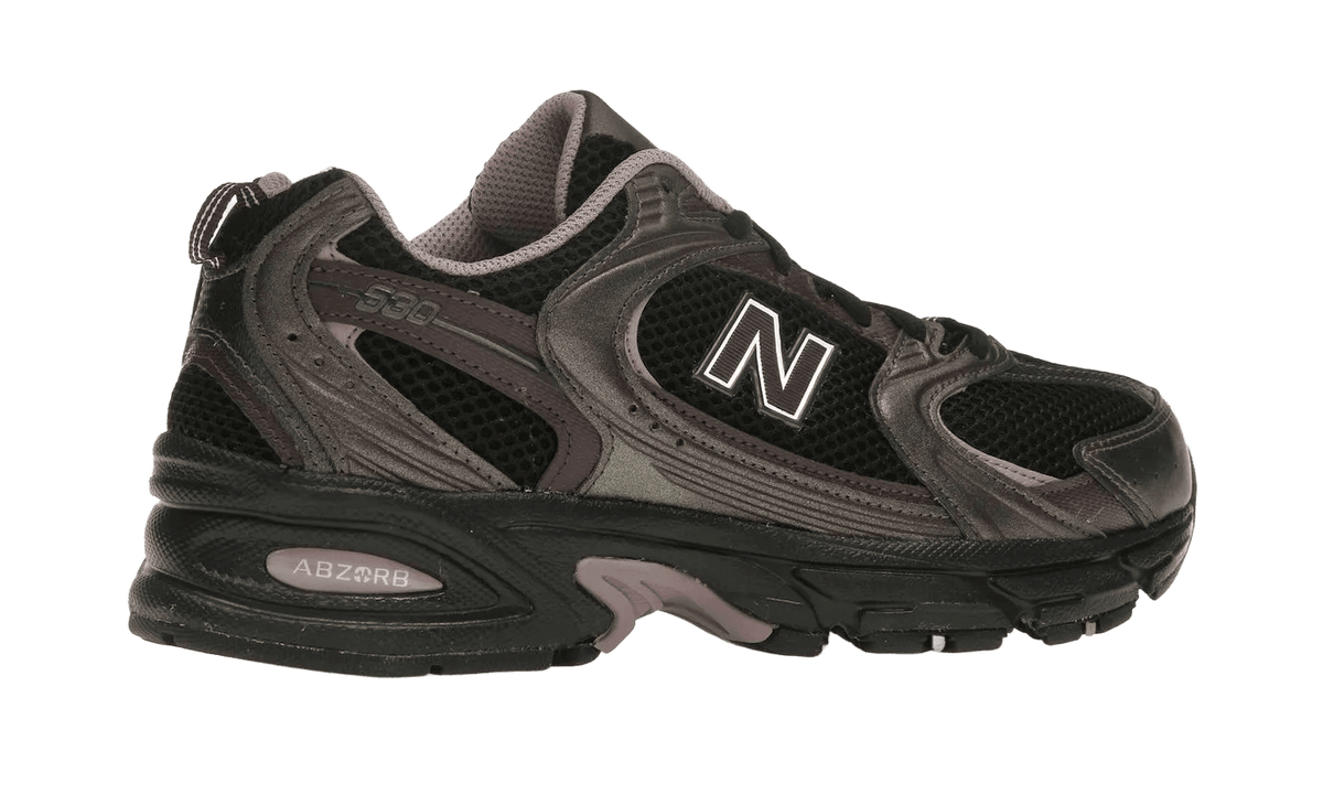 New Balance 530 Black Metallic Plum Brown - MR530ADD