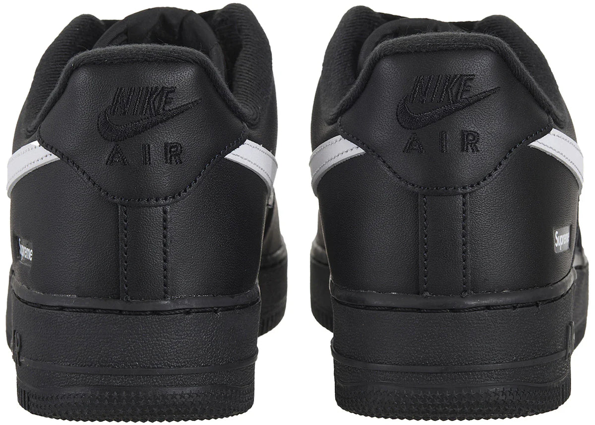 Nike Air Force 1 Low Supreme Black White - CU9225-002