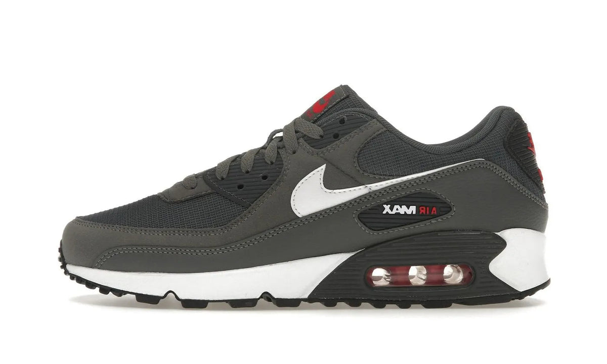 Nike Air Max 90 Iron Grey University Red - DR0145-003