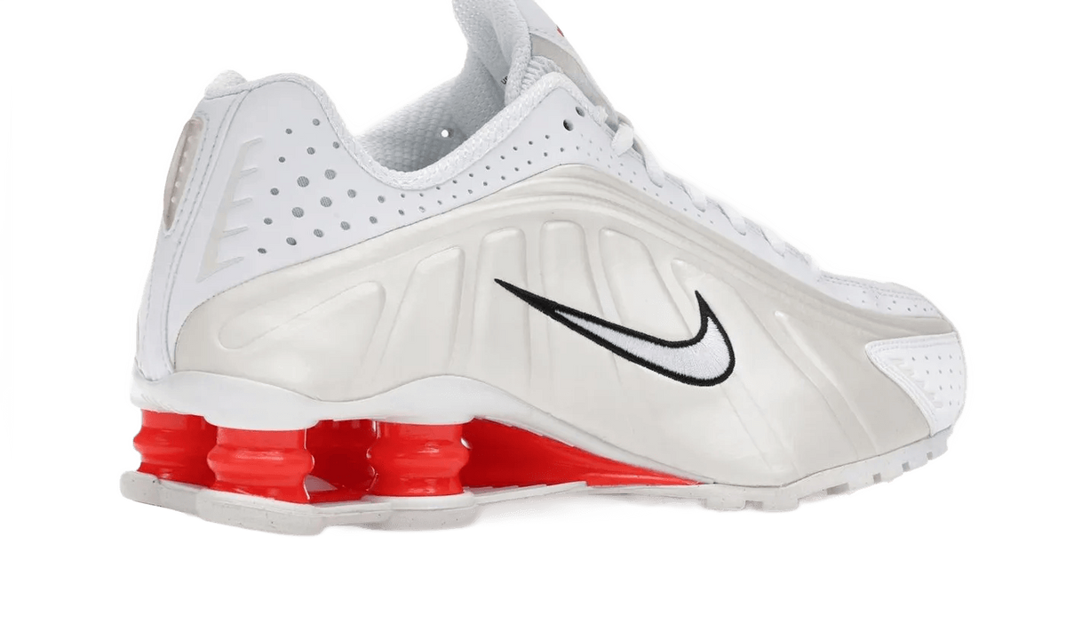 Nike Shox R4 White Phantom Spicy Red - AR3565-103
