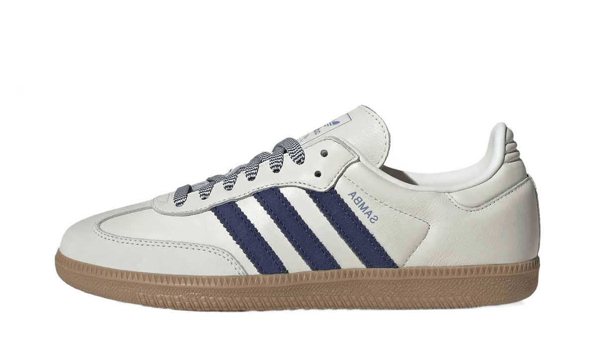 Adidas Samba Off White Dark Blue - JI3907