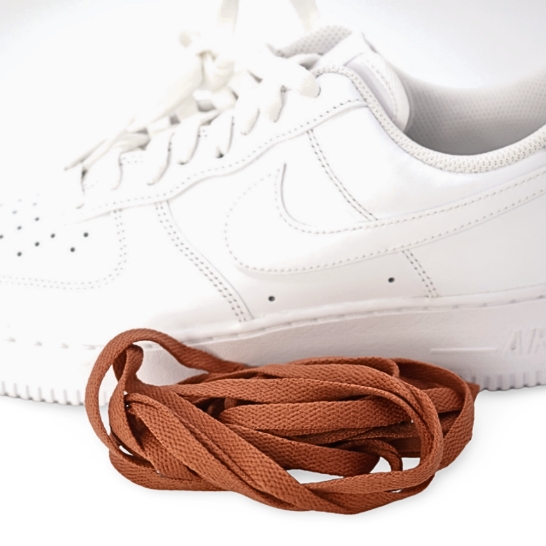 Light brown flat laces