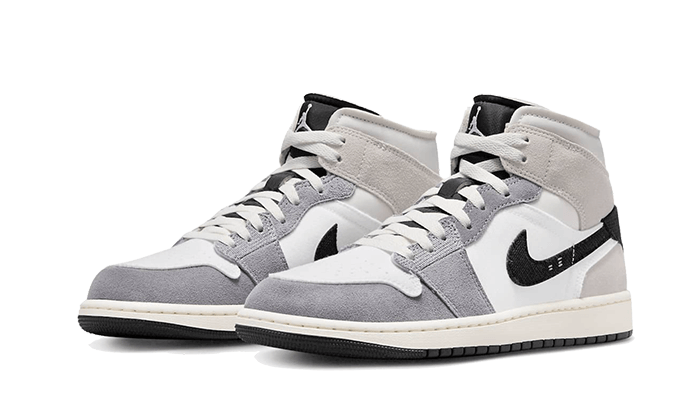 Air Jordan 1 Mid LOOK Craft Cement Grey