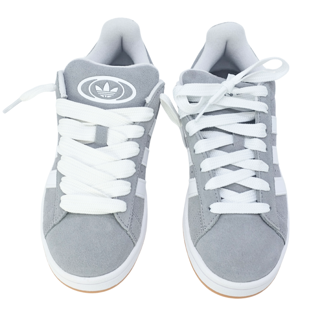 Adidas Campus 00s Grey/White Junior with extra laces