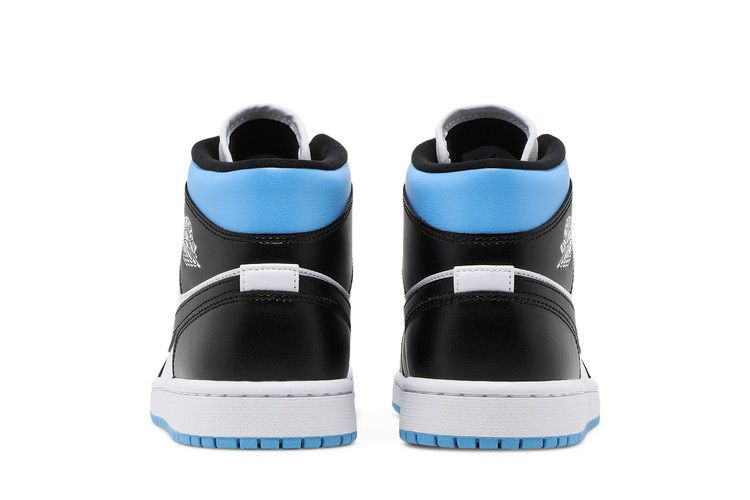 Nike Air Jordan 1 Mid University Blue Black - BQ6472-102