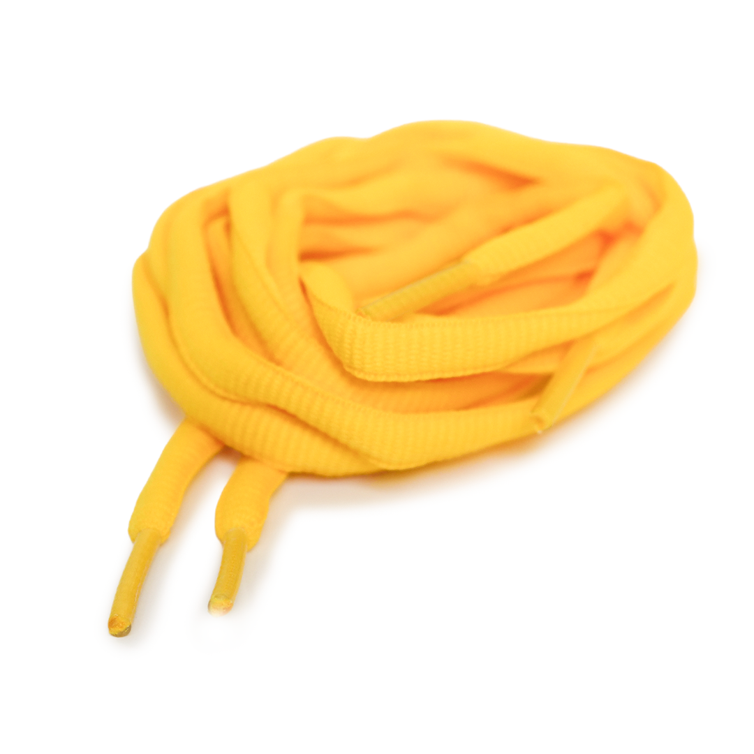SB Dunk - Yellow - Gule ovale snørebånd