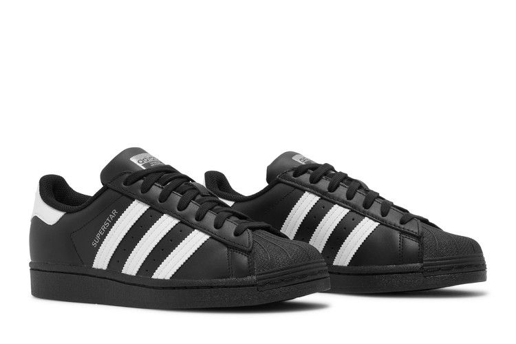 Adidas Superstar Core Black Cloud White Gold - EG4959