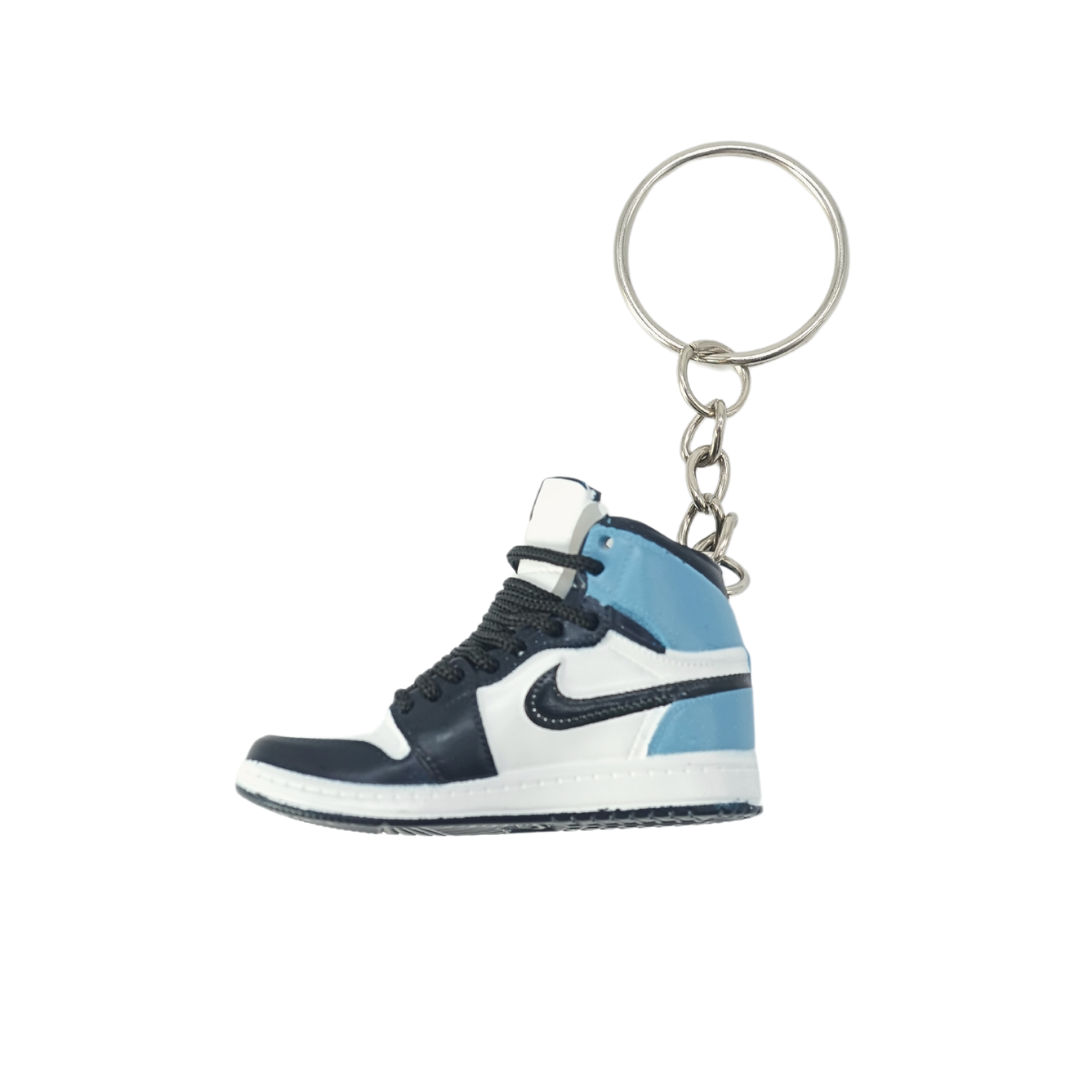 Sneaker keychain - Nike Air Jordan 1 Obsidian UNC