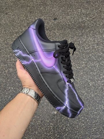 Lightning Purple Custom Sneakers