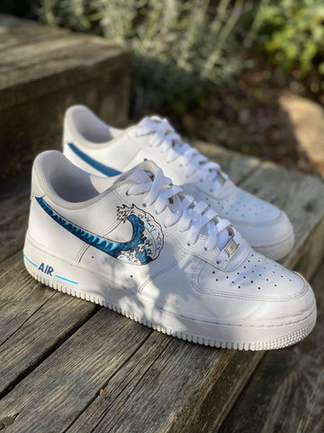 Wave Swoosh Custom Sneakers