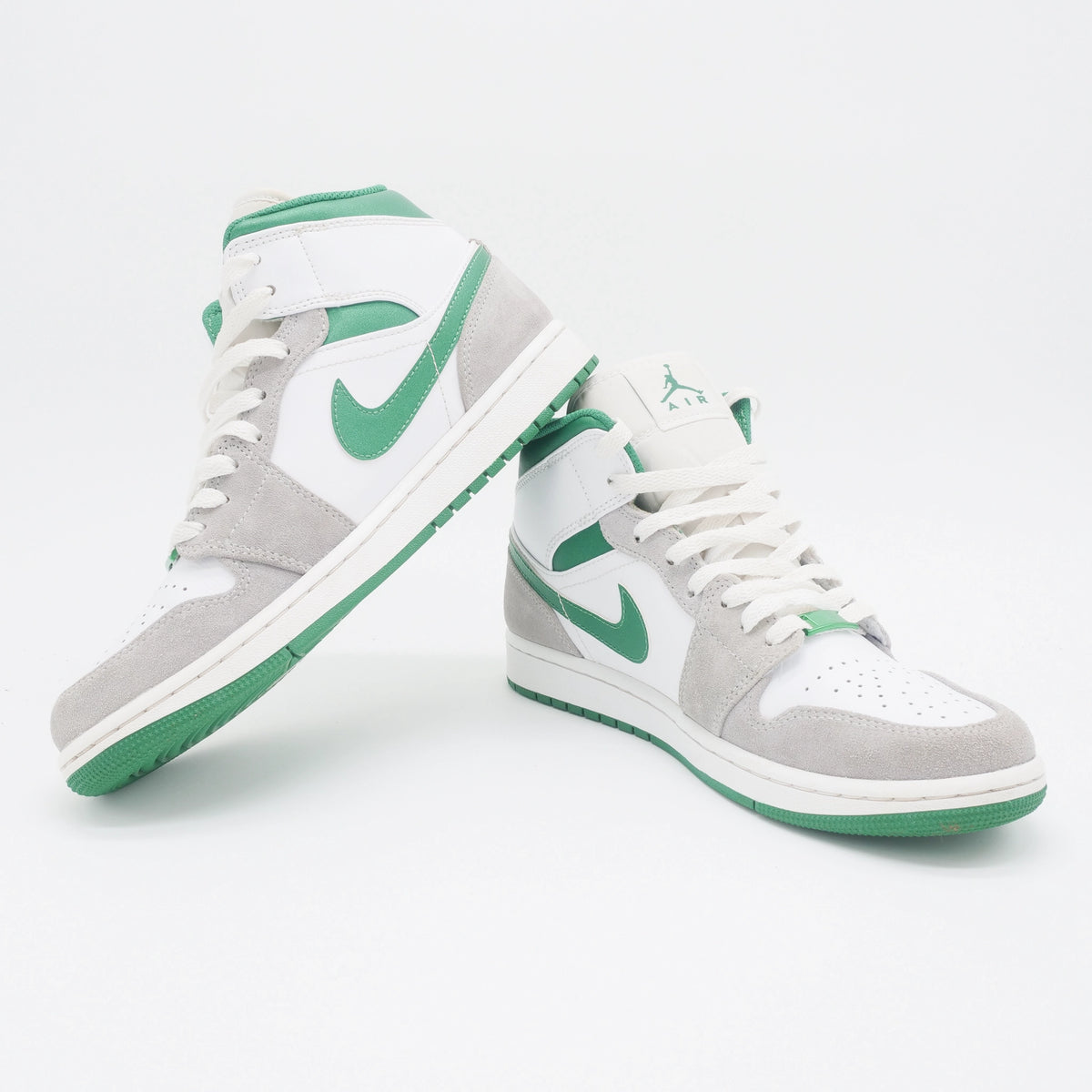 Air Jordan 1 Mid Grey Green - EU 40 1/2
