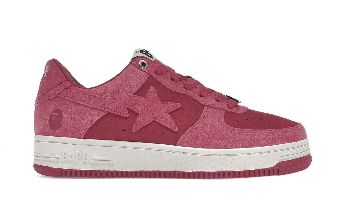 A Bathing Ape Bape Sta Pink Suede - 1H70-191-004