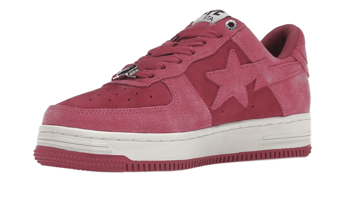 A Bathing Ape Bape Sta Pink Suede - 1H70-191-004