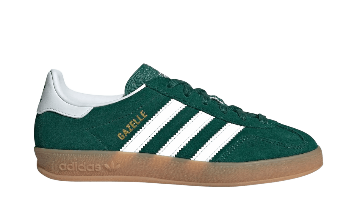 Adidas Gazelle Indoor Collegiate Green Cloud White Gum - JS3800