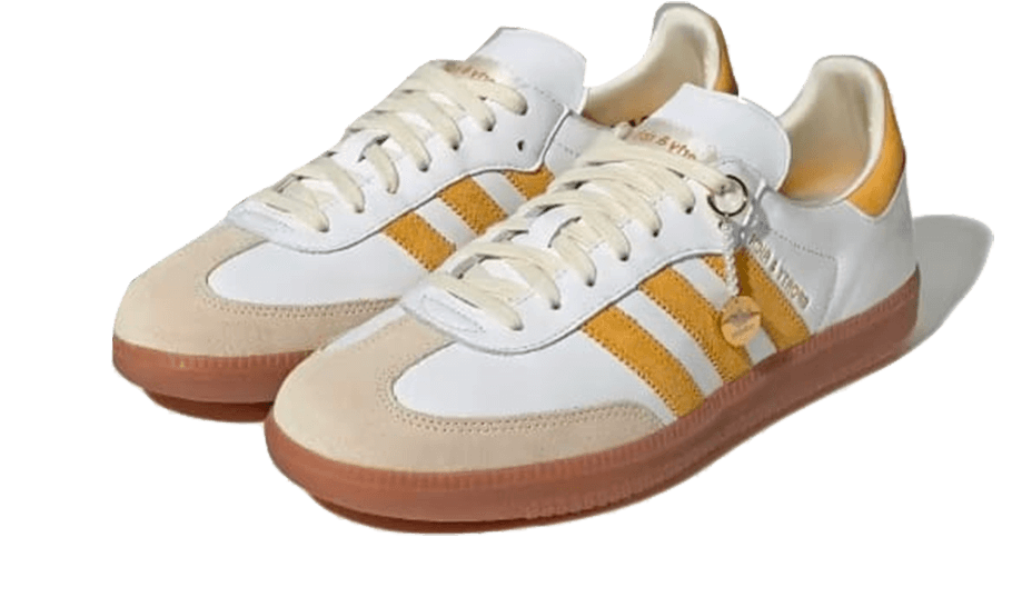 Adidas Samba OG Sporty and Rich White Bold Gold