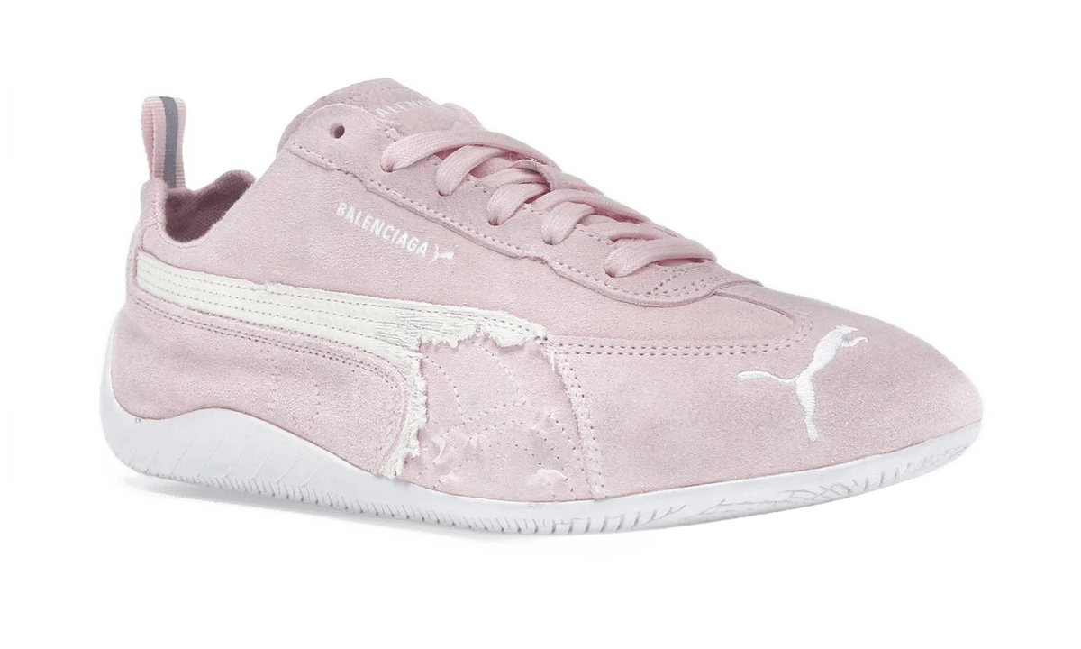 Balenciaga x Puma Speedcat Suede Distressed Pink White - 847146 WSDSD 5090