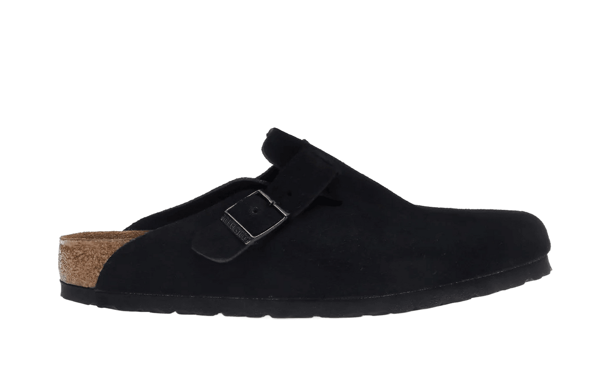 Birkenstock Boston Soft Footbed Suede Black - 0660471/0660473