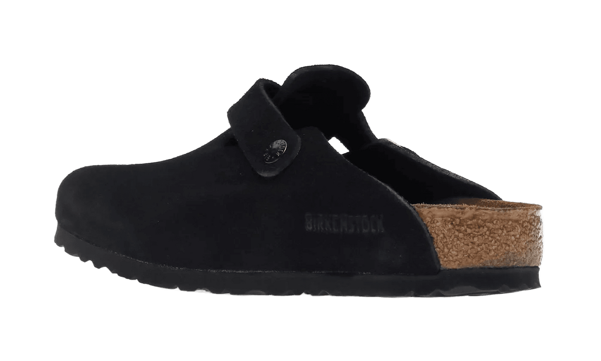 Birkenstock Boston Soft Footbed Suede Black - 0660471/0660473