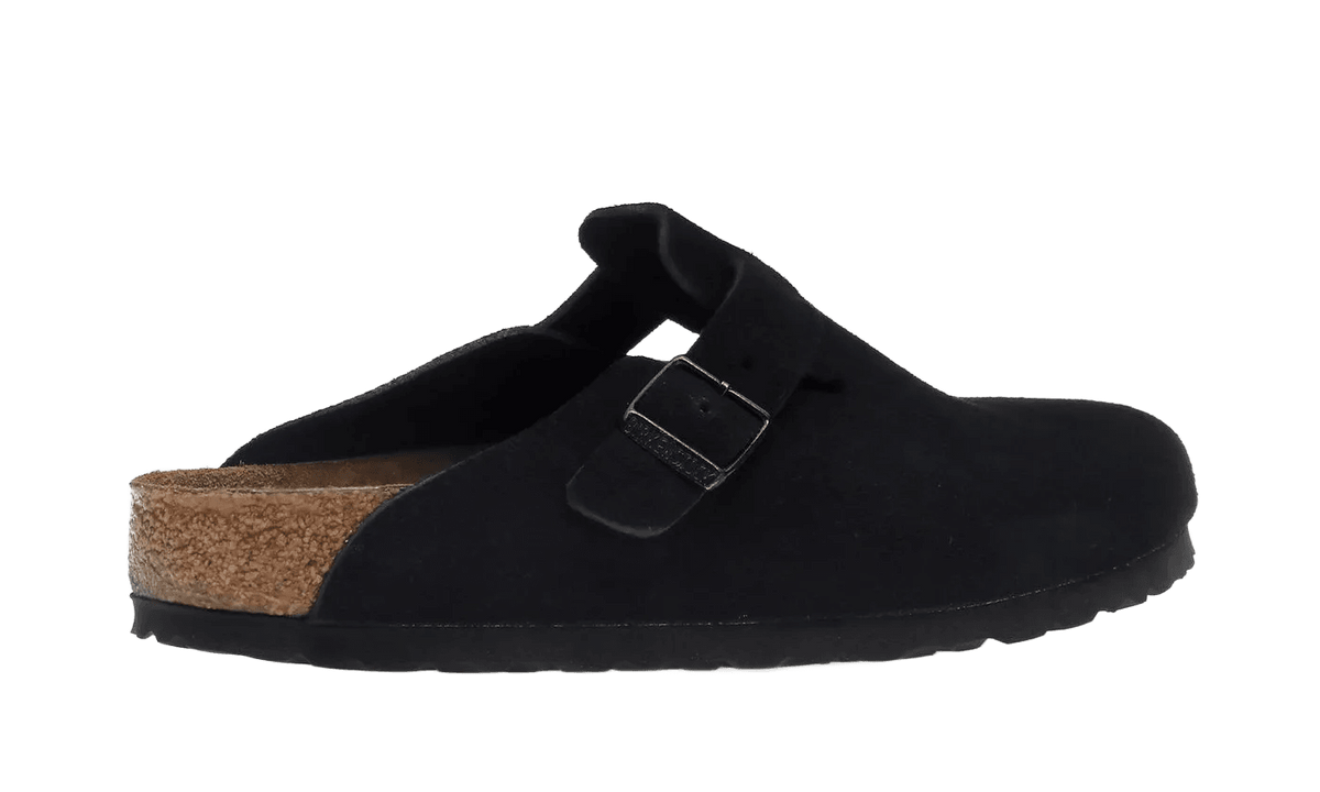 Birkenstock Boston Soft Footbed Suede Black - 0660471/0660473
