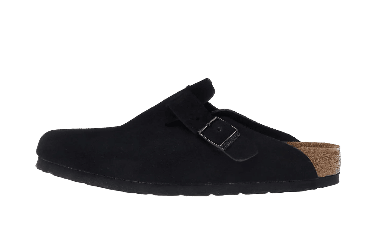 Birkenstock Boston Soft Footbed Suede Black - 0660471/0660473
