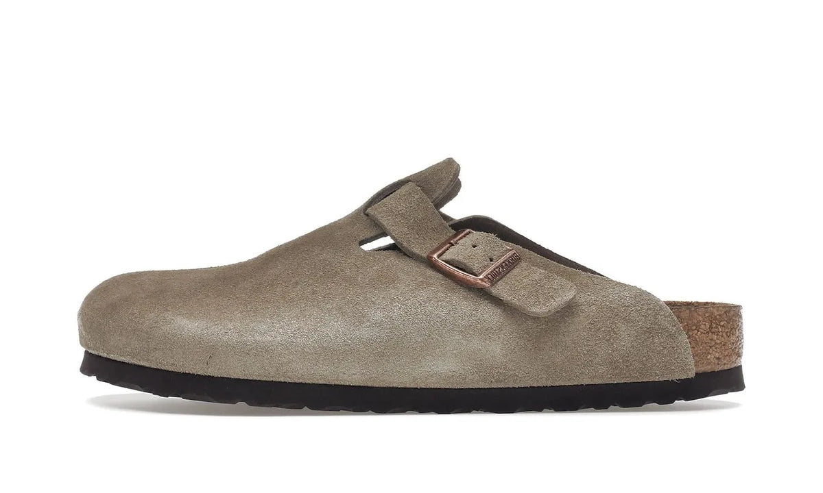 Birkenstock Boston Soft Footbed Suede Taupe - 0560771
