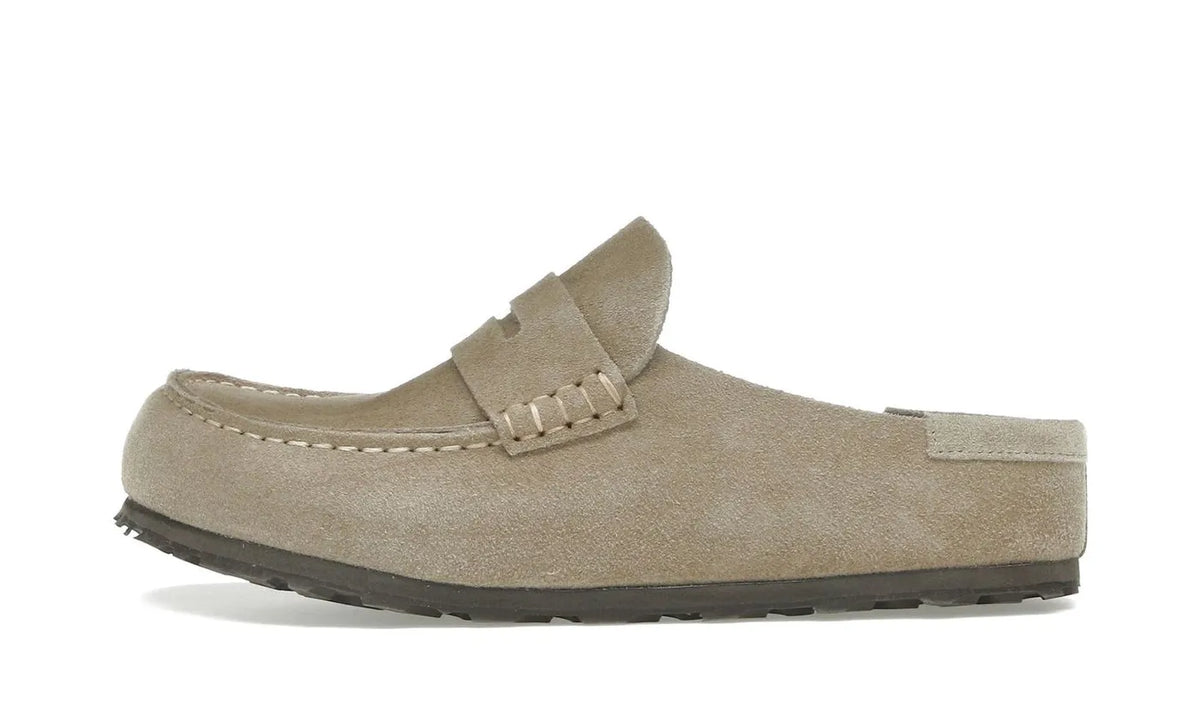 Birkenstock Naples Wrapped Suede Leather Taupe - 1029675/1029710