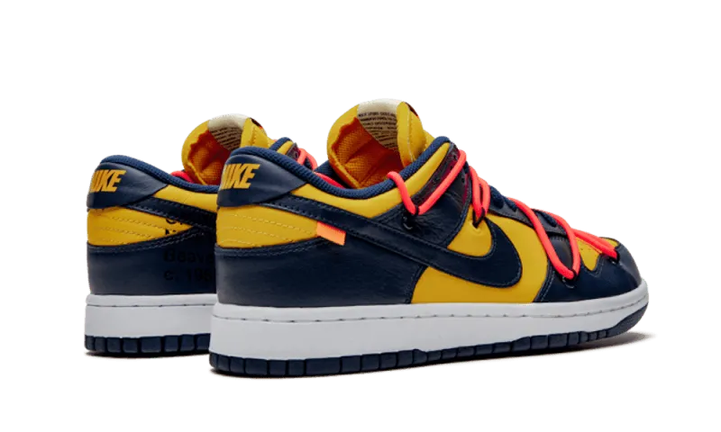 Nike Dunk Low Off-White University Gold - Michigan - CT0856-700